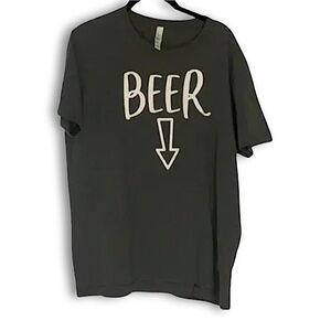 "Beer --> (Belly)" Men's Graphic Tee